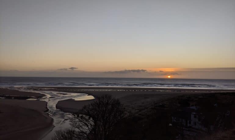 estuary sunrise